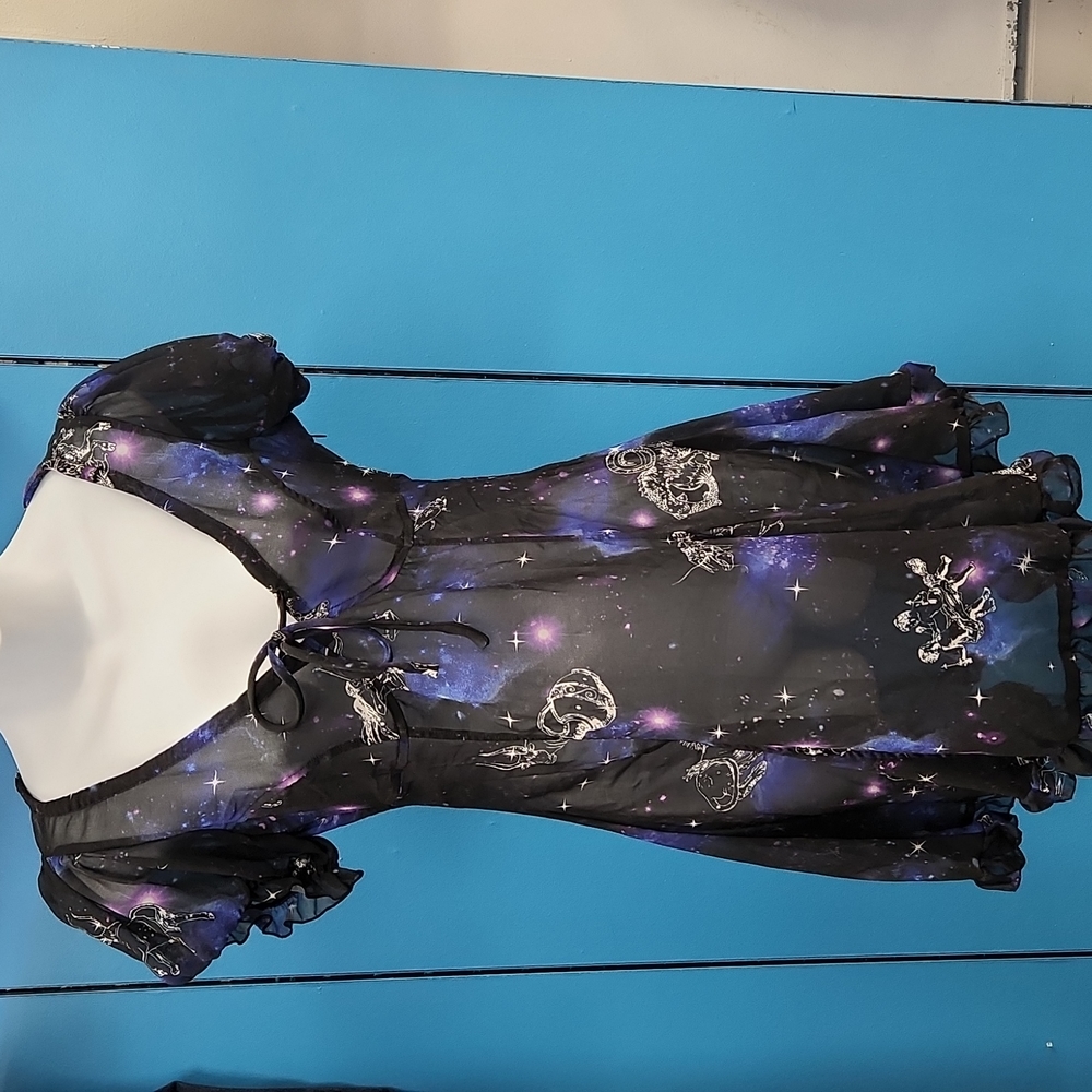 Stars mesh dress